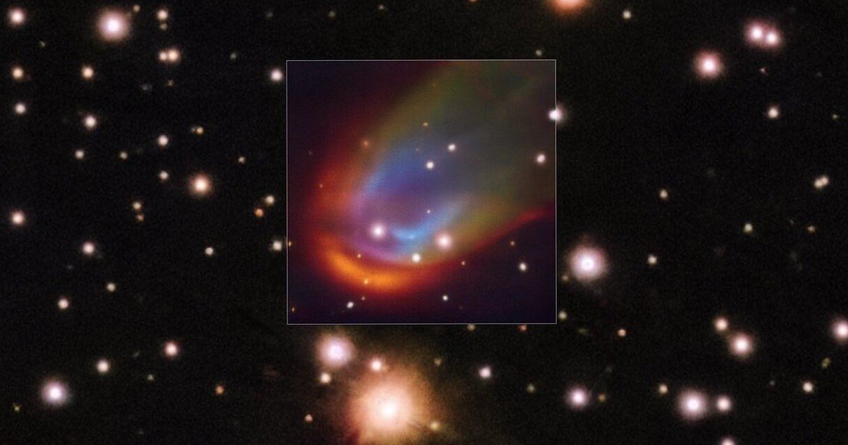 A Surpreendente Onda de Choque em Torno de uma Estrela Morta