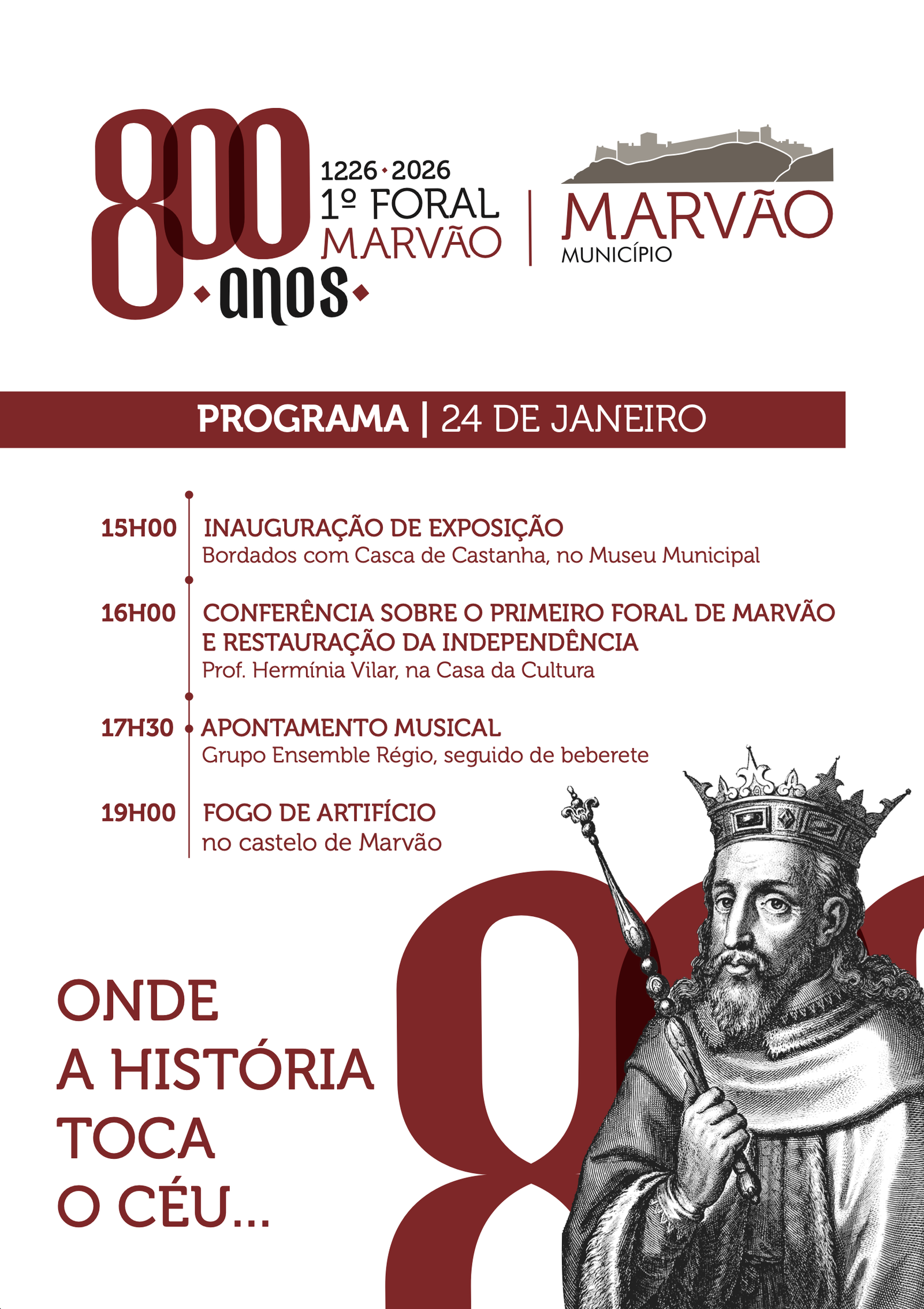 Marvão Celebra os 800 Anos do Primeiro Foral da Vila