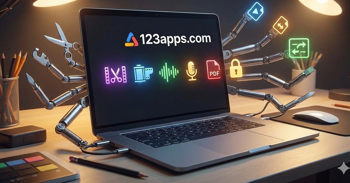 123apps: O Canivete Suíço da Edição e Conversão de Arquivos