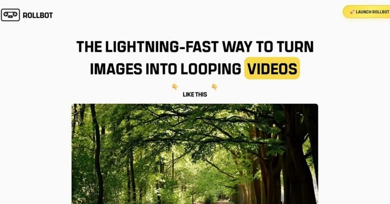 RollBot: Transforma Imagens em Vídeos e Animações Simples pelo Navegador