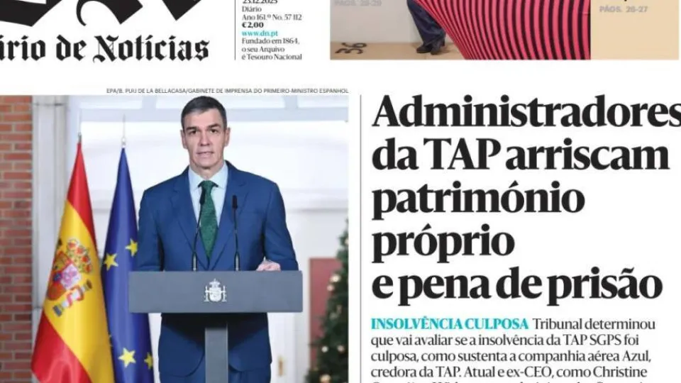TAP: Administradores em risco de pena; A espera pela fertilidade