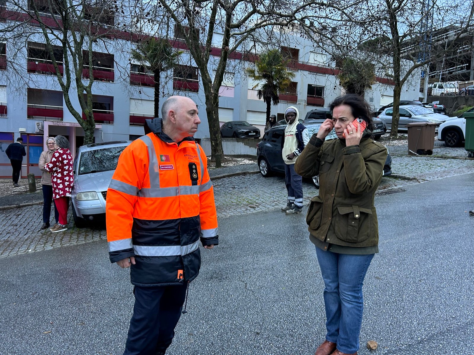 Enxurrada de Pedras e Lama no Centro de Portalegre