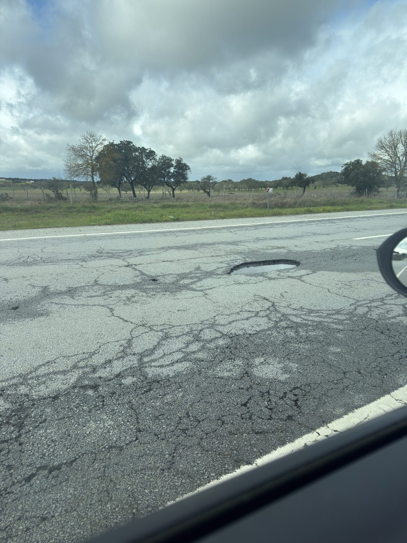 Buracos no IP2 em Portalegre