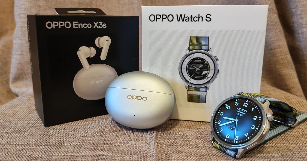 Oppo Watch S e Enco X3s: Companheiros Práticos para o Dia a Dia
