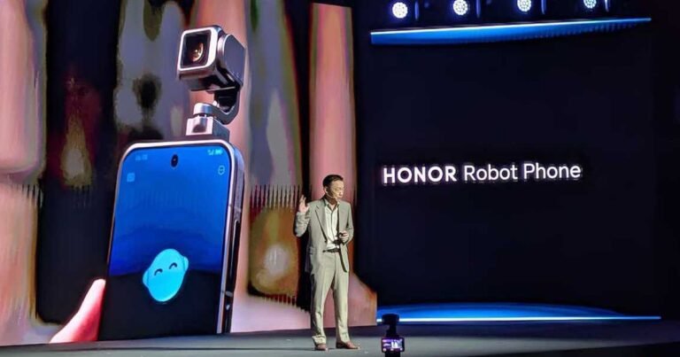 Honor apresenta o futuro com Robot Phone e Magic V6 renovado para enfrentar a concorrência no mercado dos dobráveis