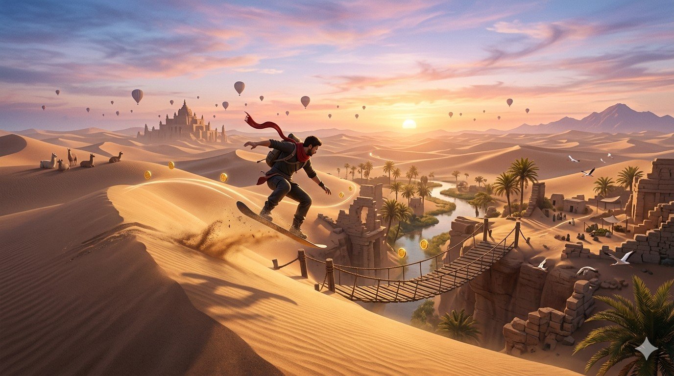 Alto's Odyssey: deslize pelos cenários e esqueça o mundo lá fora por alguns minutos