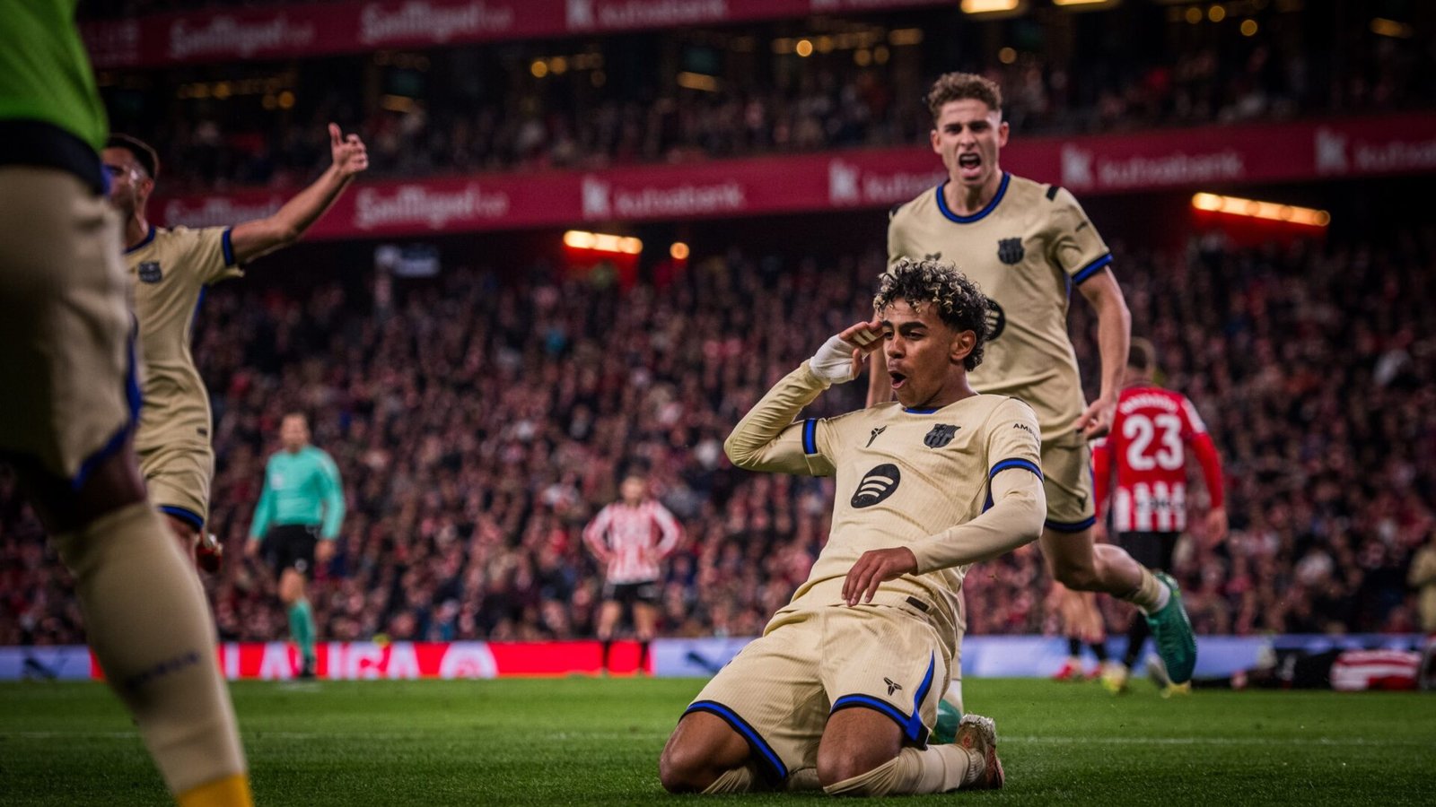 Lamine Yamal marca gol da conquista do Barcelona e restabelece 4 pontos de liderança sobre o Real Madrid: confira os resultados do dia na Primeira Divisão.