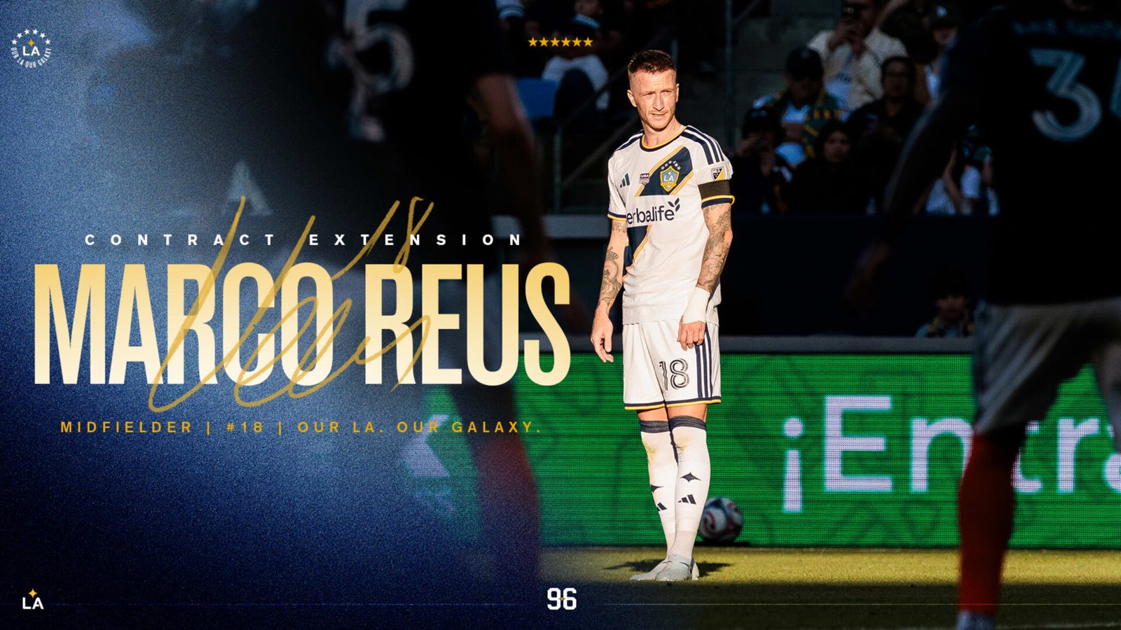 Marco Reus prorroga vínculo com os LA Galaxy até 2027