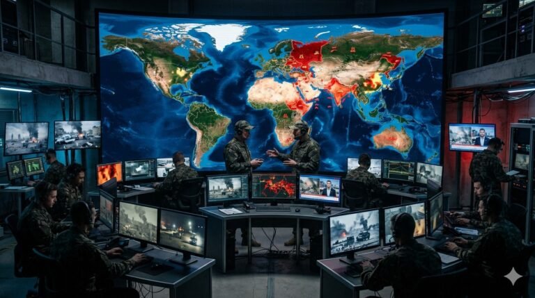 World Monitor: painel de monitoramento de conflitos, mercados e voos militares em tempo real