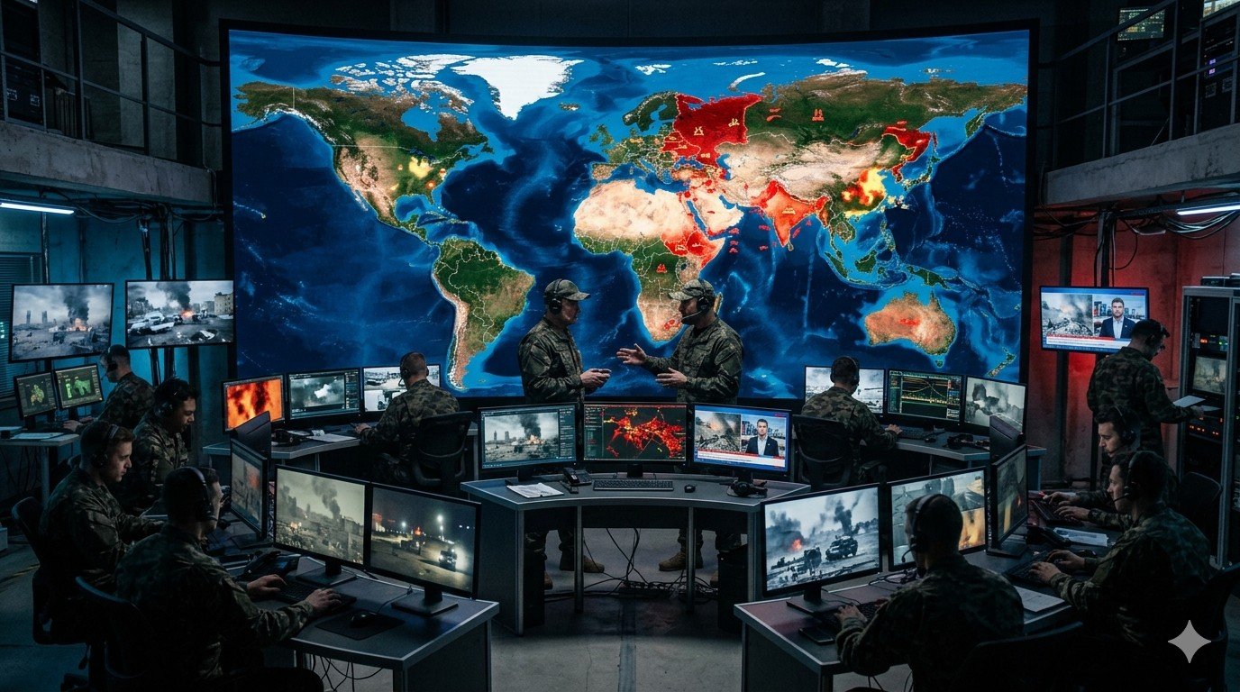 World Monitor: painel de monitoramento de conflitos, mercados e voos militares em tempo real