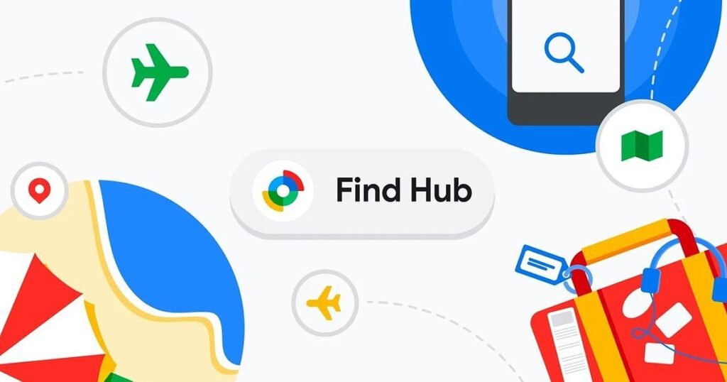 Google Find Hub: Identificação e Partilha de Localização de Bagagem Perdida
