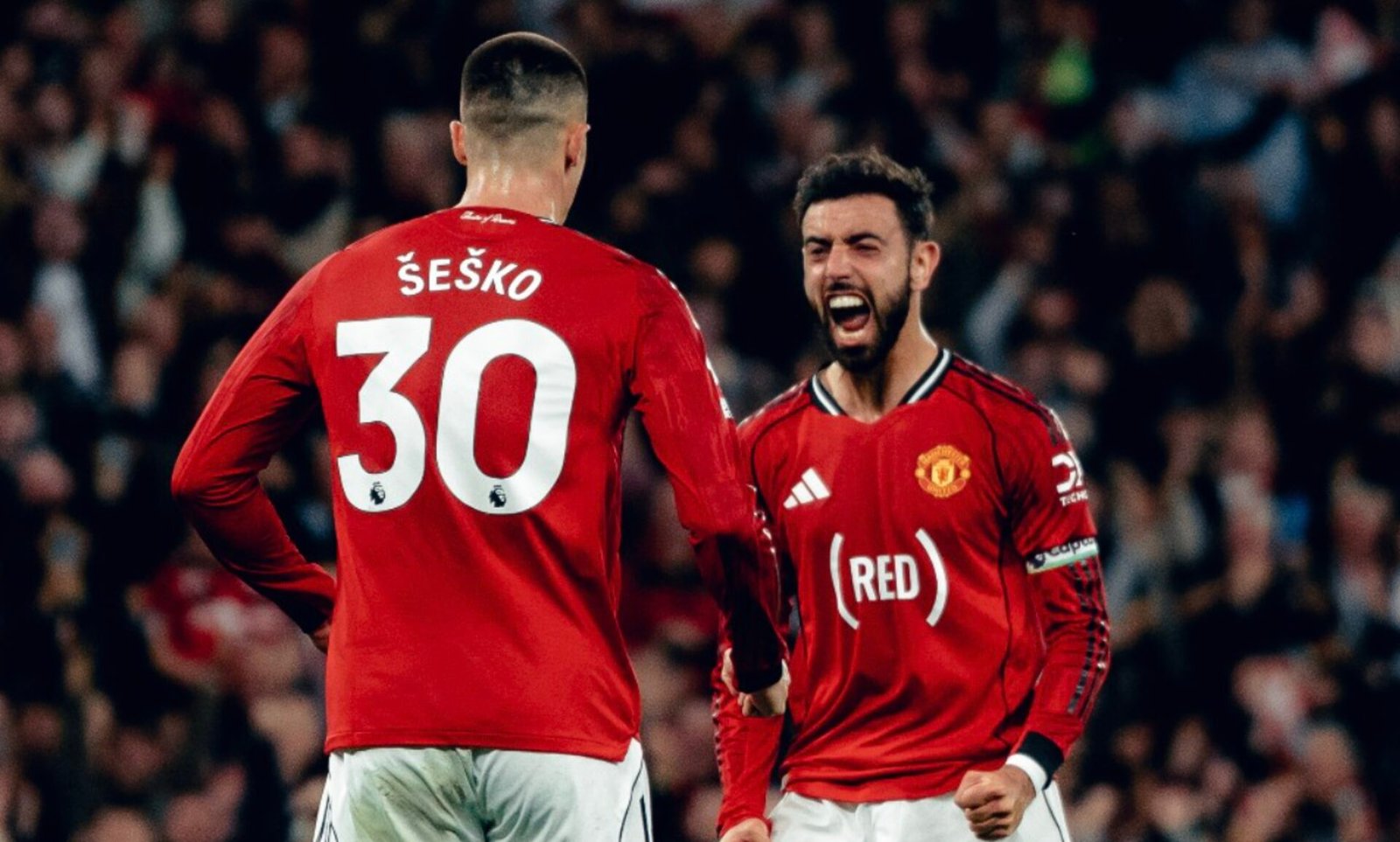 Manchester United triunfa e Bruno Fernandes se aproxima de igualar marca da Premier League