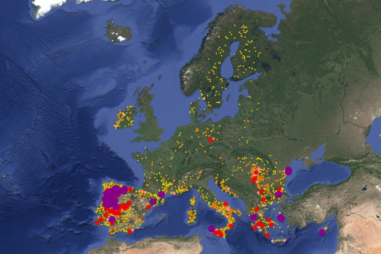 Europa registra em 2025 a época de incêndios mais devastadora da história