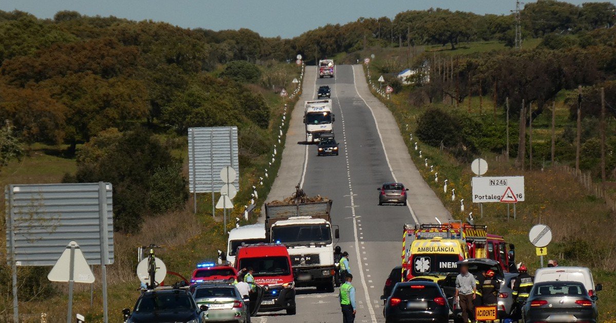 Collisão em Arronches deixa sete feridos