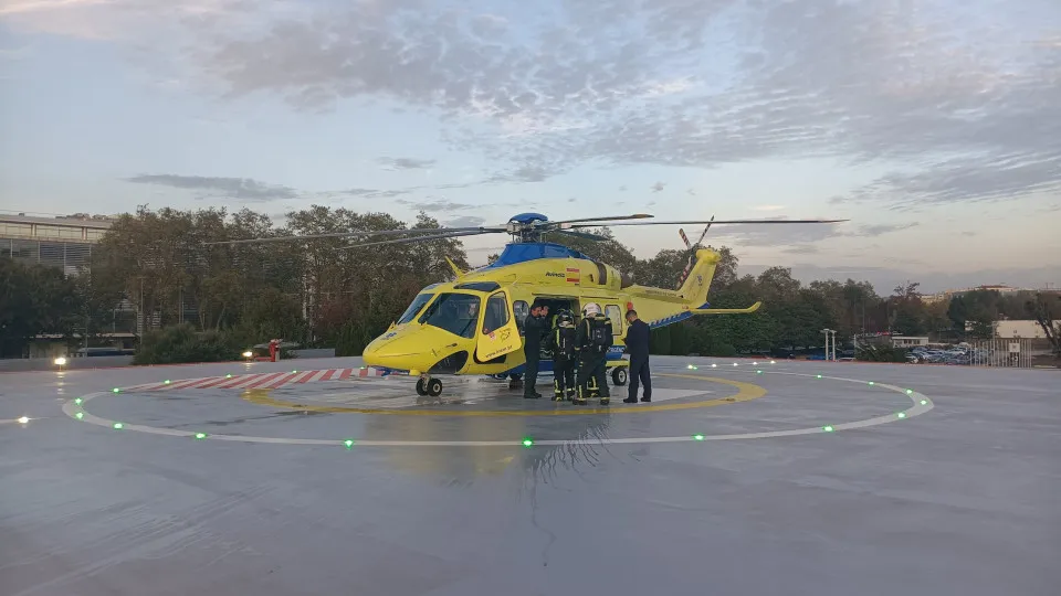 Heliporto da PJ em Lisboa: Disponibilidade para Transplante de Órgãos