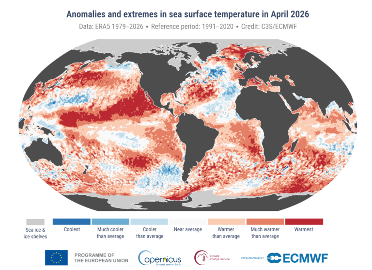 Calor Bate Recordes em Abril, mas Europa Apresenta Diferenças Abruptas