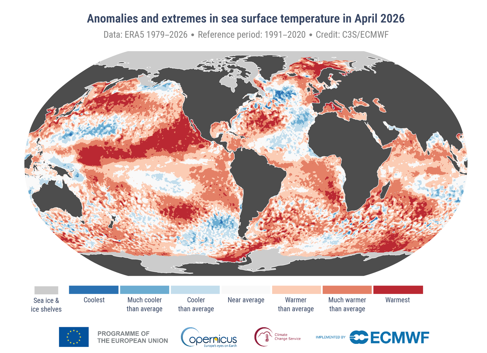 Calor Bate Recordes em Abril, mas Europa Apresenta Diferenças Abruptas