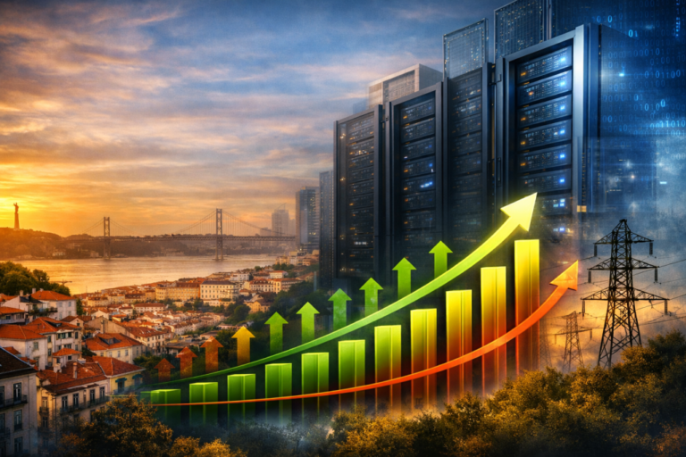 Investimentos Consolidam Posição de Portugal em Datacenters com Mais de 2,6 GW de Capacidade Planejada