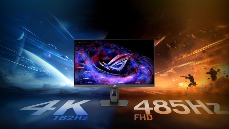 Novos monitores gaming 4K da Asus oferecem flexibilidade entre máxima resolução e alta velocidade