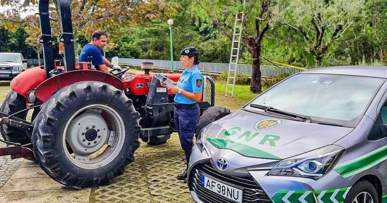 Operação Campo Seguro 2025: GNR apreende aproximadamente 9 toneladas de produtos agrícolas