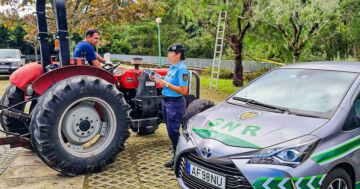 Operação Campo Seguro 2025: GNR apreende aproximadamente 9 toneladas de produtos agrícolas