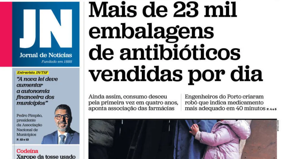 Antibióticos: 23 mil por dia; A fortuna de um governante em mistério