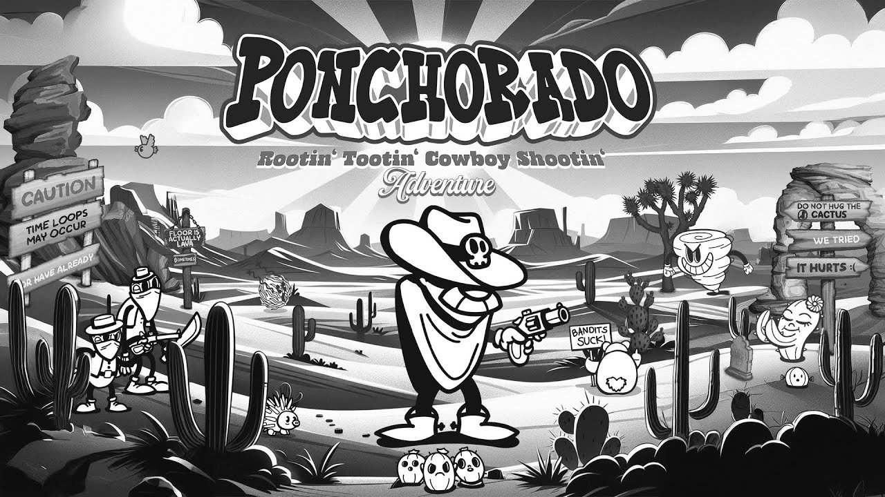 Ponchorado: A Mistura de Ação e Aventuras no Faroeste Inspirada nos Desenhos Animados dos Anos 30